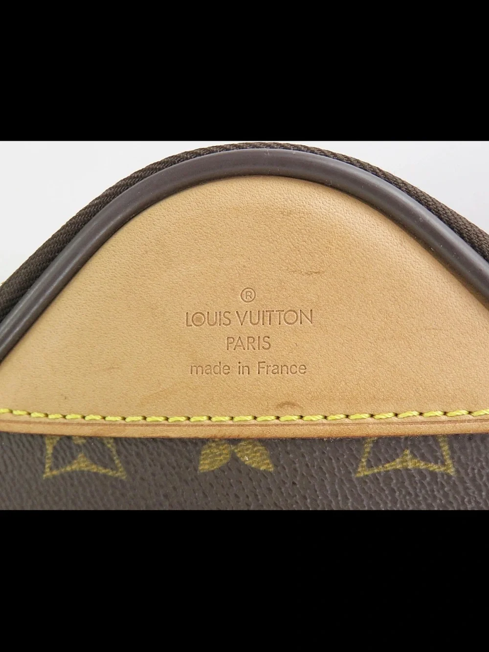 Louis Vuitton Brown Monogram Rolling Suitcase with Tan Accents